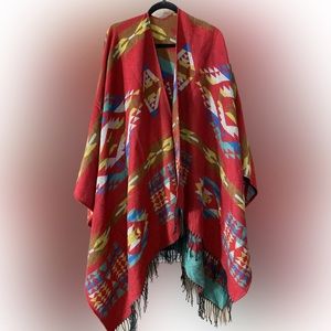 Pendleton Style Poncho